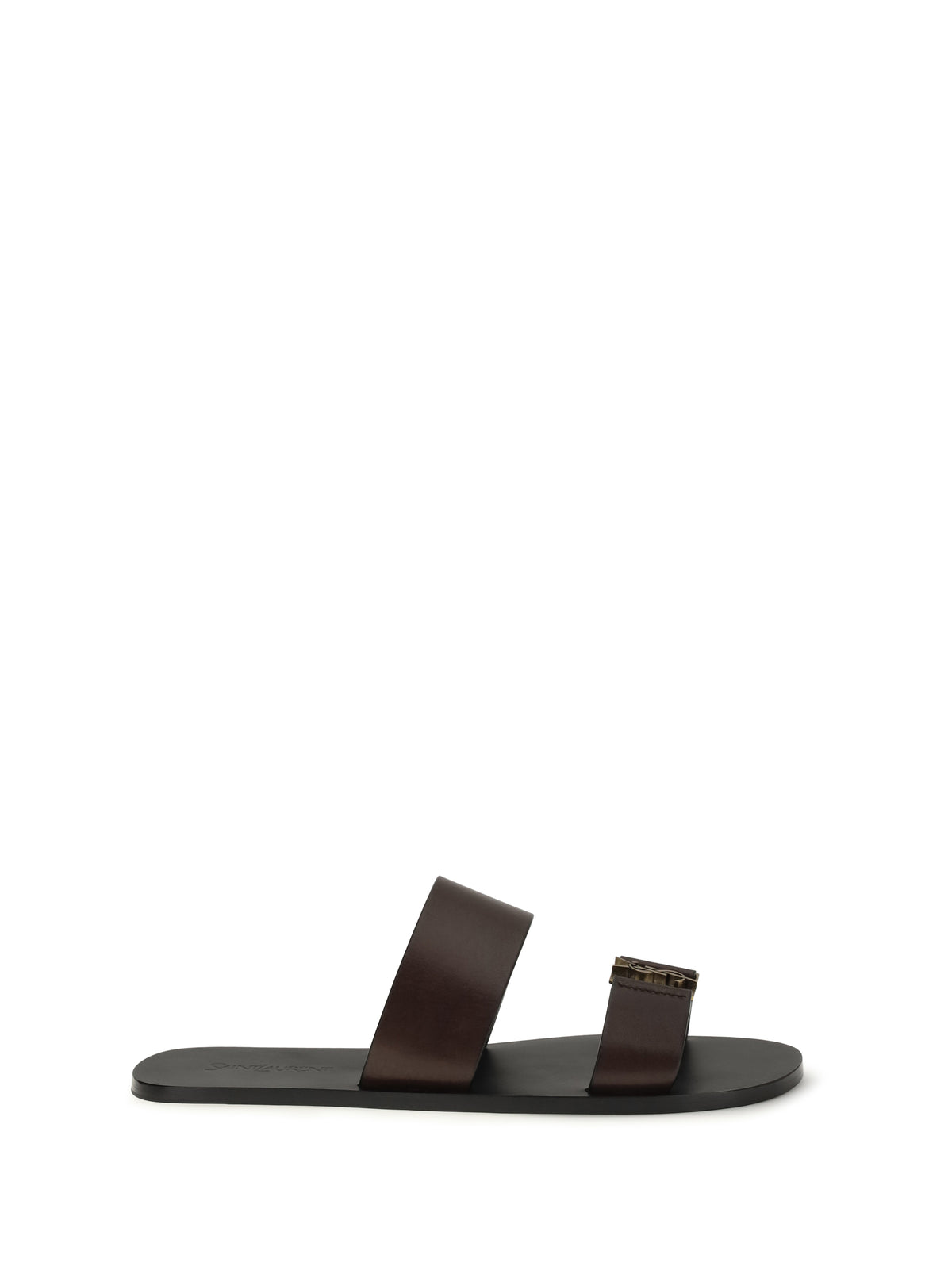 Saint Laurent Babylone Sandals - Coffee