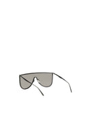 Alaïa Mask Sunglasses - Black-Black-Grey