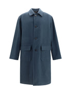 Dries Van Noten Long single-breasted Coat - Bottle