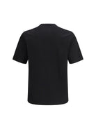 Saint Laurent Cotton jersey T-shirt with embroidered logo - Black