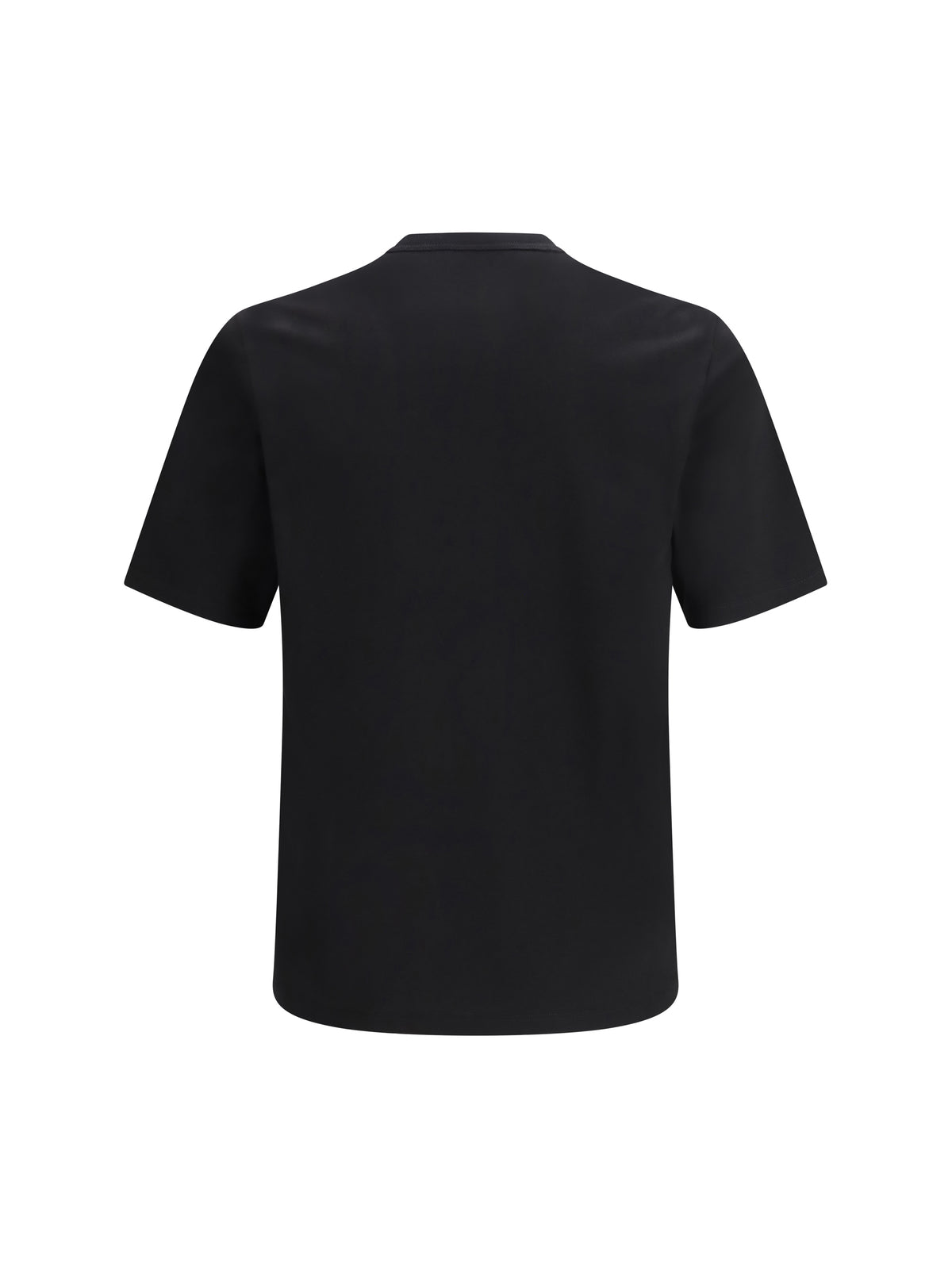 Saint Laurent Cotton jersey T-shirt with embroidered logo - Black