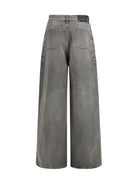 Golden Goose Melody stud degraded Jeans - Grey