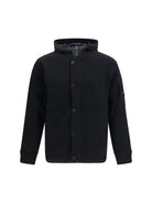 C.P. Company Reversible merino wool and stretch nylon Cardigan - Black