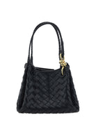 Bottega Veneta Small Parachute Shoulder Bag - Black-M Brass