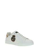 Dolce & Gabbana Portofino Sneakers - White/Gold Dark