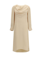 Acne Studios Draped backless midi Dress - Sand Beige