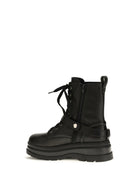 Pinko Eva lace-up leather ankle Boots - Black