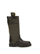 Fendi Commando High Boots - Ner Mor+V.Milit.Nero
