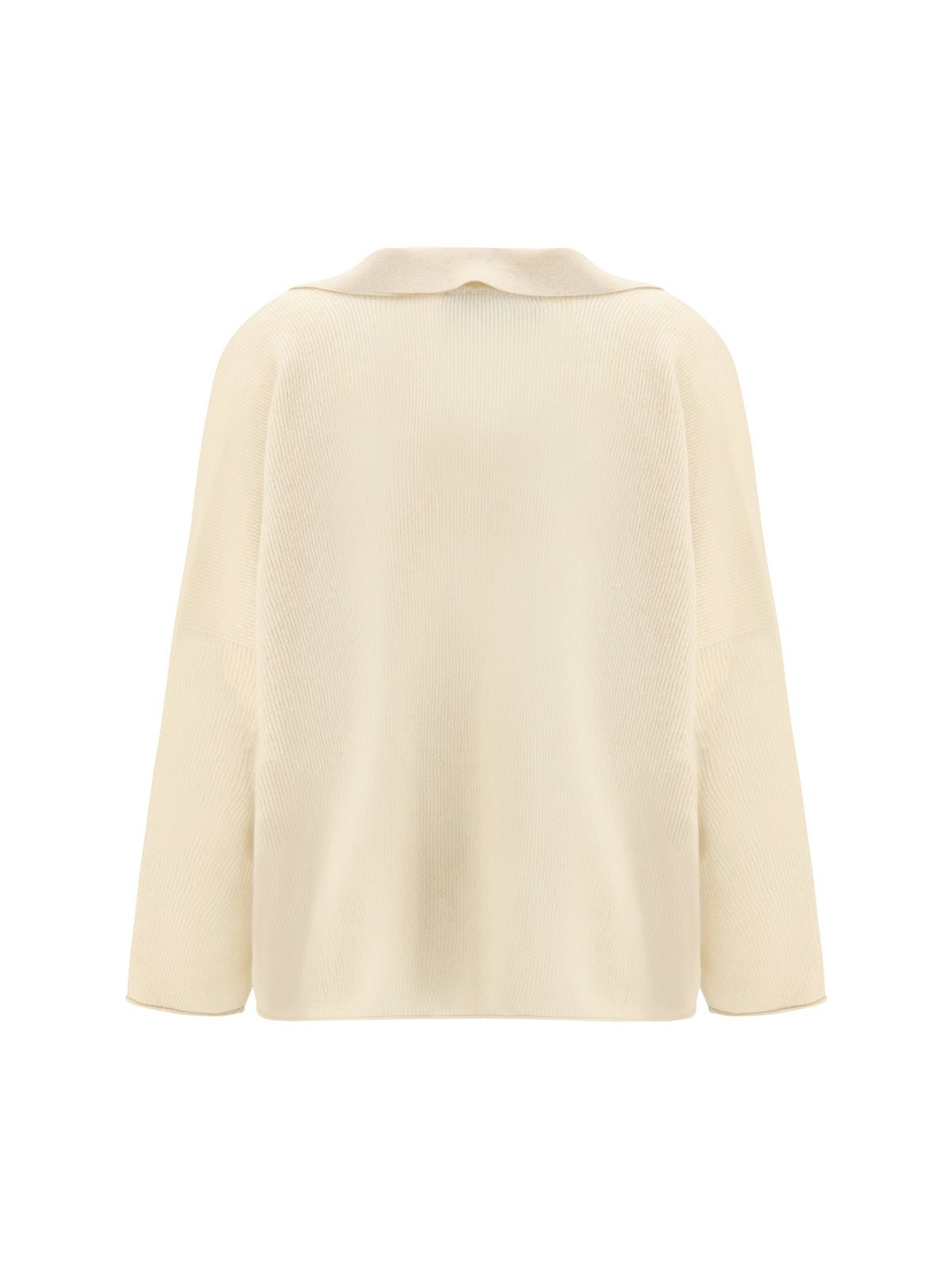 Alanui Sweater with polo collar - Off White