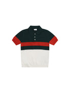 Gucci Cotton Polo shirt for Boy - White/Green/Red
