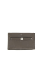 Toteme Belted leather crossbody Bag - Bark
