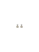 Valentino Garavani Ovalette Earrings in metal and Swarovski® crystals - Gold/Crystal