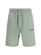 Off-White Type Machine Arrow Skate Sweat Shorts with front logo - Fade Out Mint