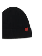 Kiton Wool Beanie Hat - Black