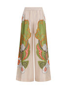 La Double J Printed silk palazzo Pants - Ambrosia Placée