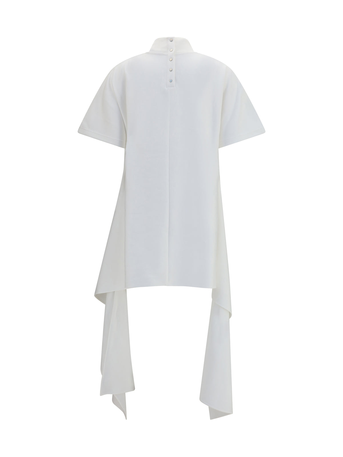 Alaïa Asymmetric cotton T-shirt - Blanc