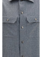 Brunello Cucinelli Virgin wool Shirt - Grey