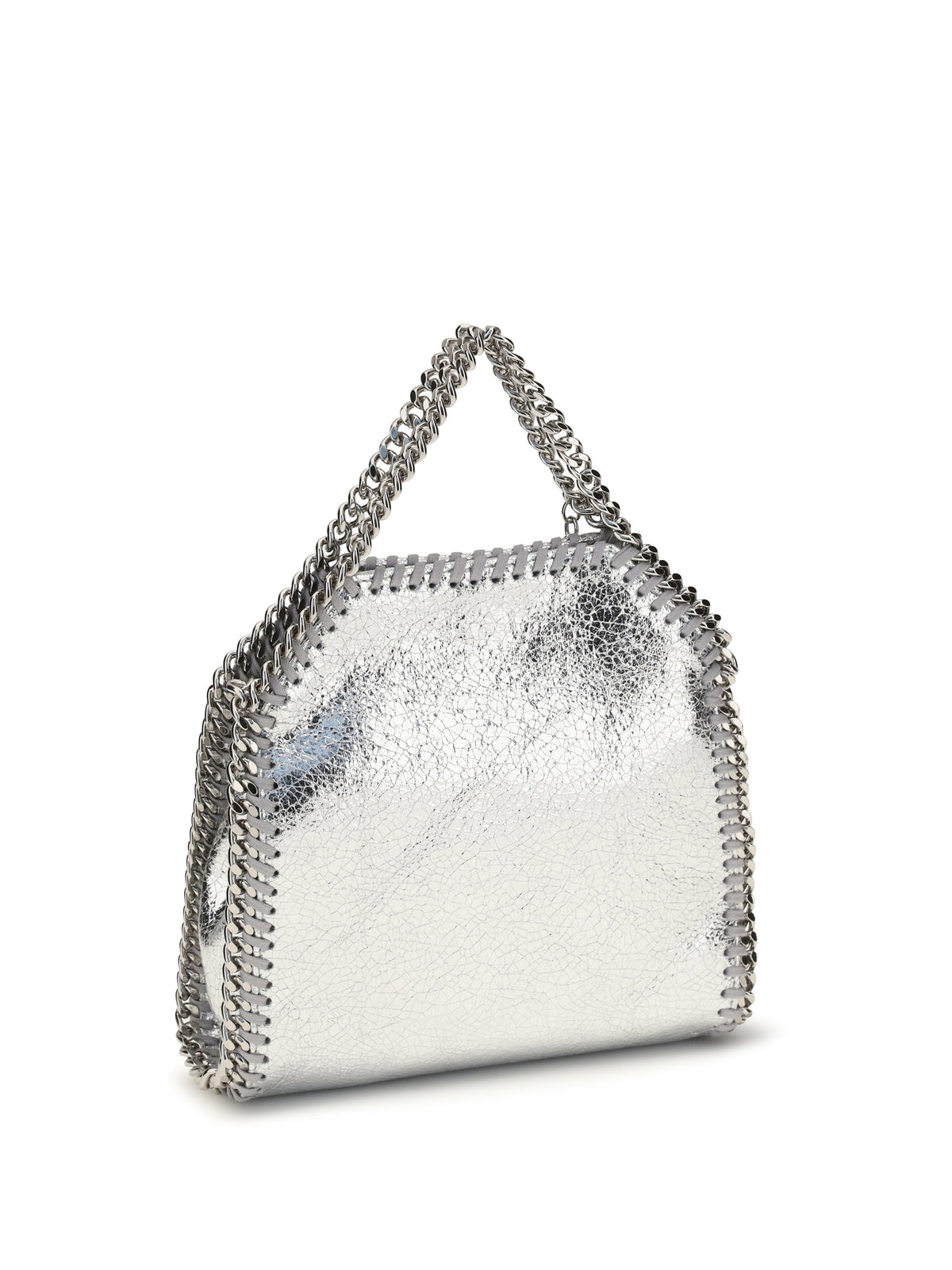 Stella McCartney Metallic Falabella Handbag - Silver