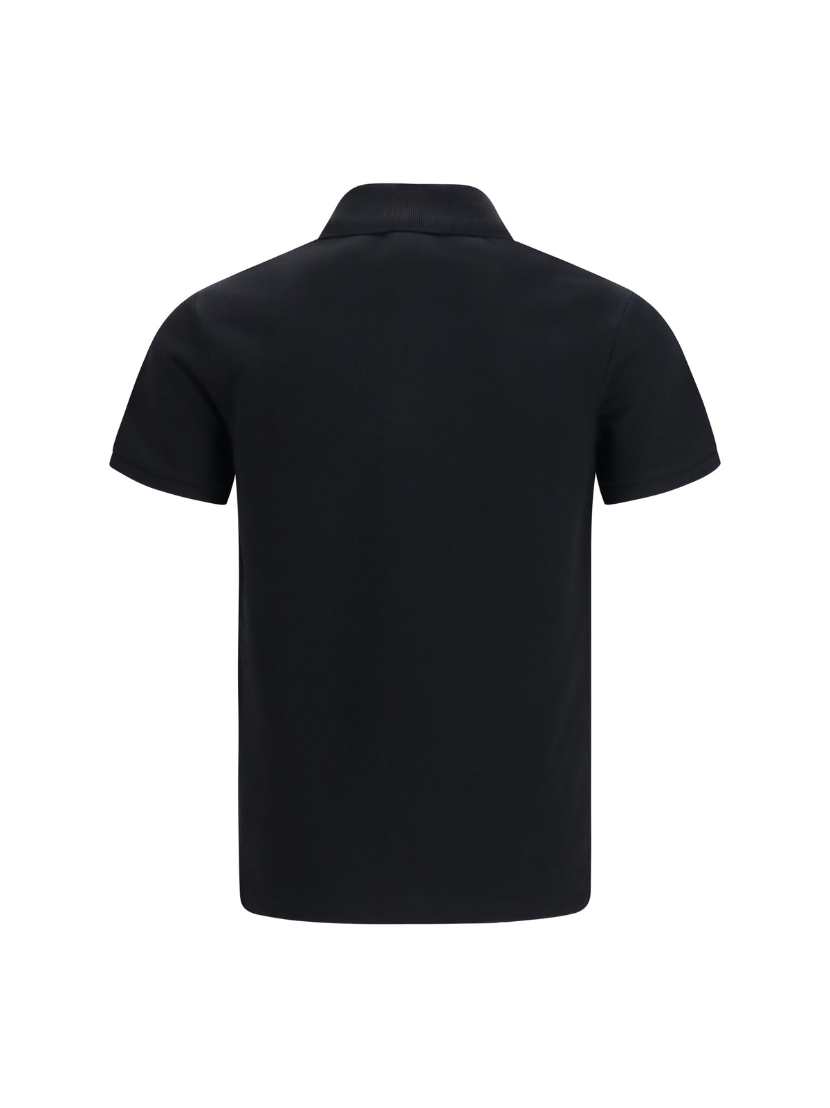 Balmain PB embroidered logo Polo - Noir/Blanc