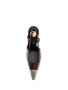 Saint Laurent Jeanne smooth leather Pumps - Vintage Burgundy/Vin
