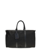 Kiton Leather-trim Travel Duffle Bag - Black