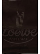 Loewe Roomy suede calfskin Hobo Shoulder Bag - Dark Brown