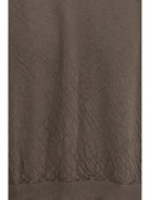 Rick Owens Temple Extreme Sweater with V-neck - Dust