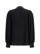 Alexander McQueen Wishbone silk Shirt - Black
