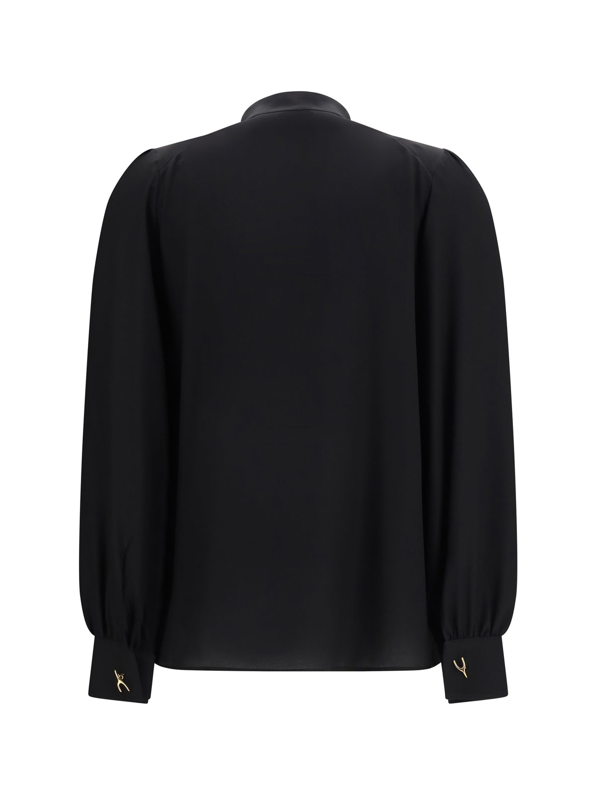 Alexander McQueen Wishbone silk Shirt - Black