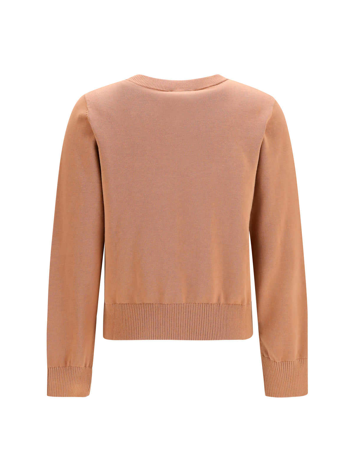 Ganni Cherry-print cotton Sweater - Camel