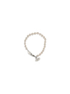 Vivienne Westwood Simonetta Pearl Bracelet - Platinum / Creamrose Pearl / White Ename