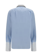 Prada Jewel-embellished collar Shirt - Astro