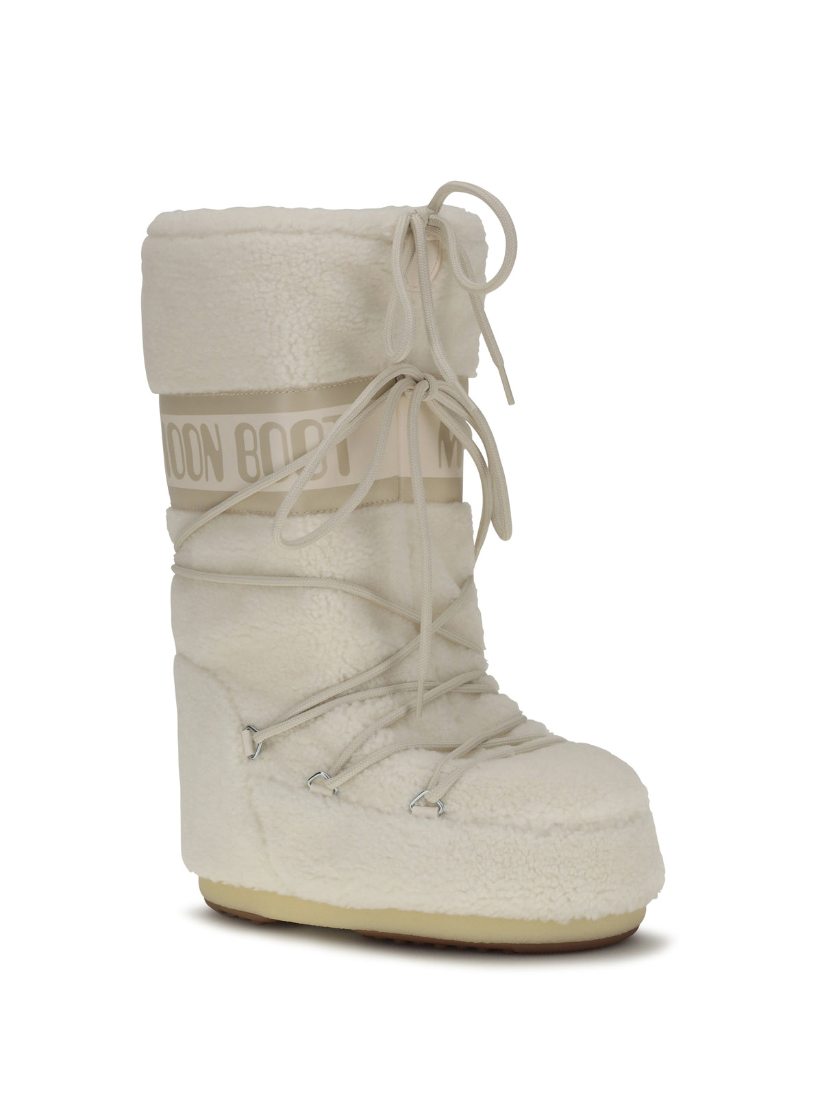 Moon Boot Icon Teddy Boots - Ice