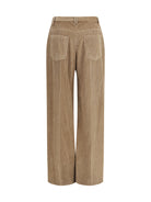 Brunello Cucinelli Cotton velvet Pants - Cappuccino