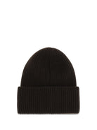 Moncler Wool and cashmere-blend Beanie - Brown