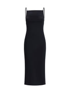 Givenchy Midi Dress with draped back - Black