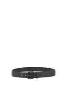 Bottega Veneta Intrecciato Belt - Black