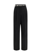 Max Mara Studio Elegant Pants with belt - Black