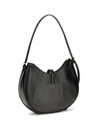 Versace Small Emblème Hobo lambskin Shoulder Bag - Black/Gold