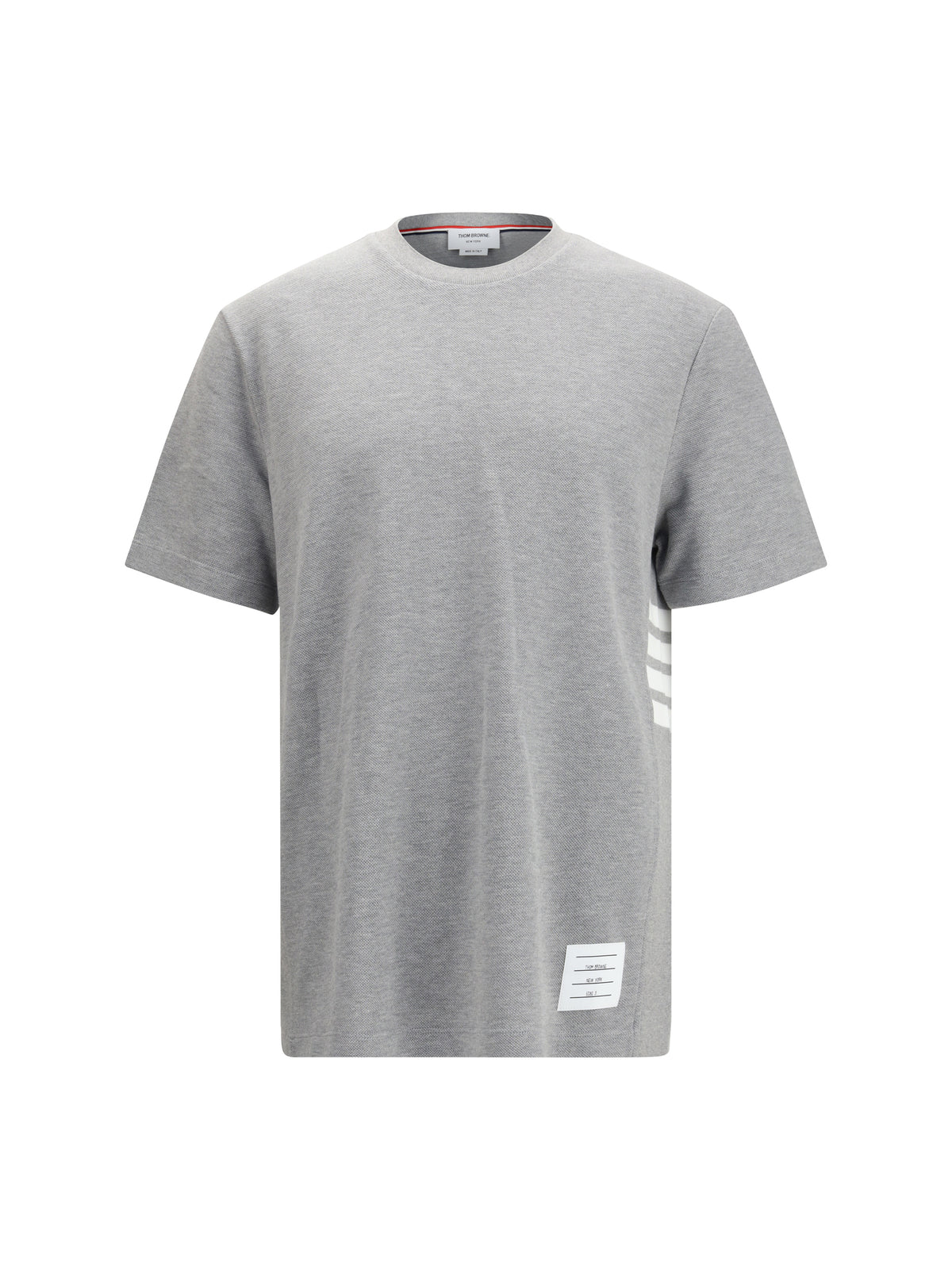 Thom Browne Cotton T-shirt - Lt Grey