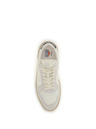 Veja V-82 leather Sneakers - Pure_Calcaire_Black