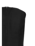 Alexander McQueen Wool Corset with zip - Black