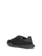 Dolce & Gabbana Leather and lace Sneakers - Black/Black
