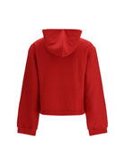 Balenciaga Laurel Classic zip-up Hoodie - Red/Black