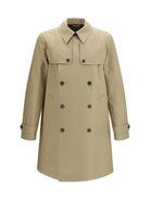 Fendi Mackintosh fabric Trench - Corda+Tabacco