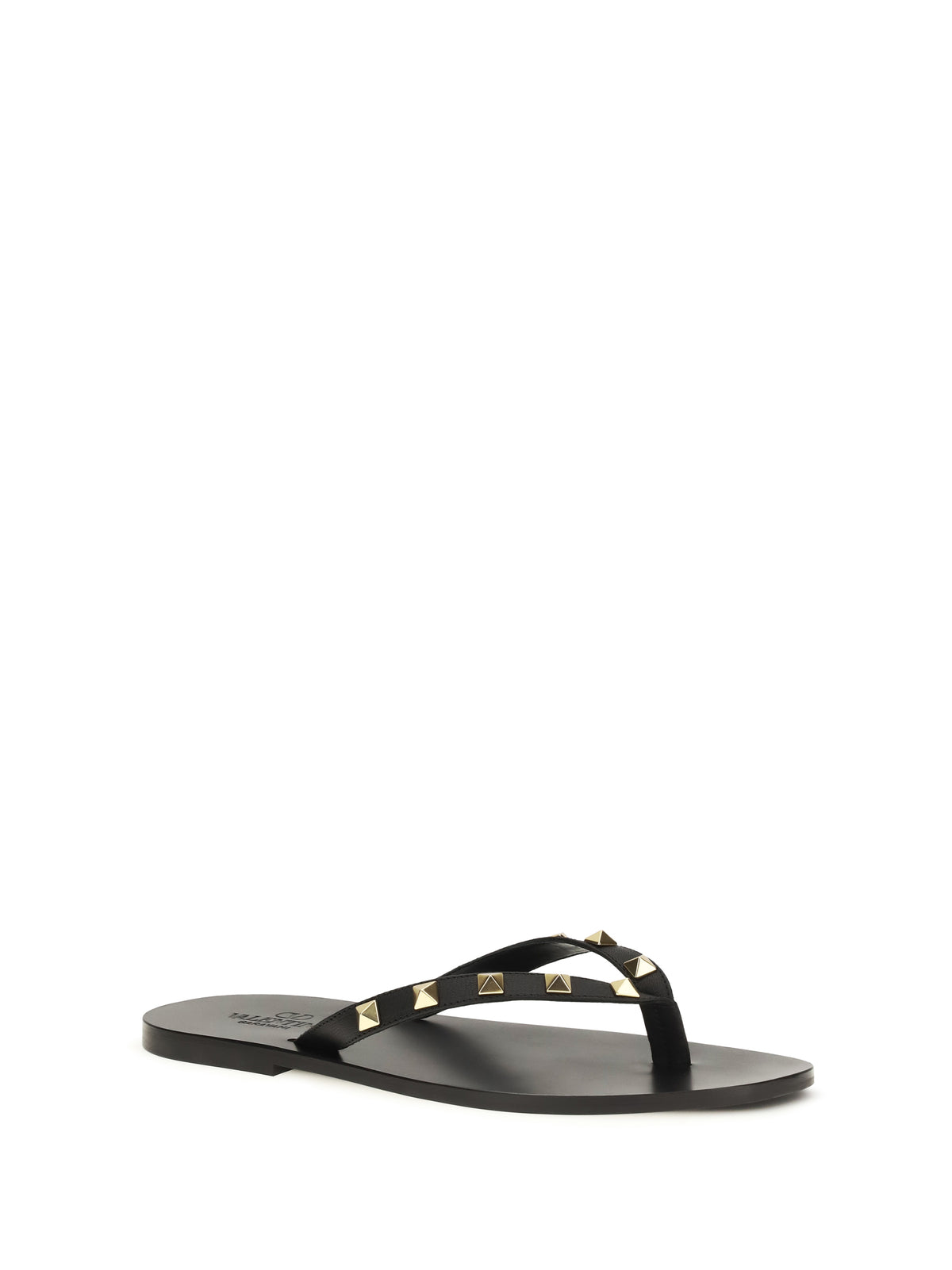 Valentino Garavani Rockstud thong Sandals - Black
