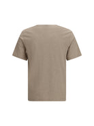 Maison Kitsuné Fox Head Regular T-shirt - Clear Beige Melange
