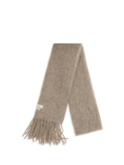 Jacquemus Carro fringed Scarf - Taupe