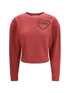 Chloé Cropped Pullover - Coppery Pink