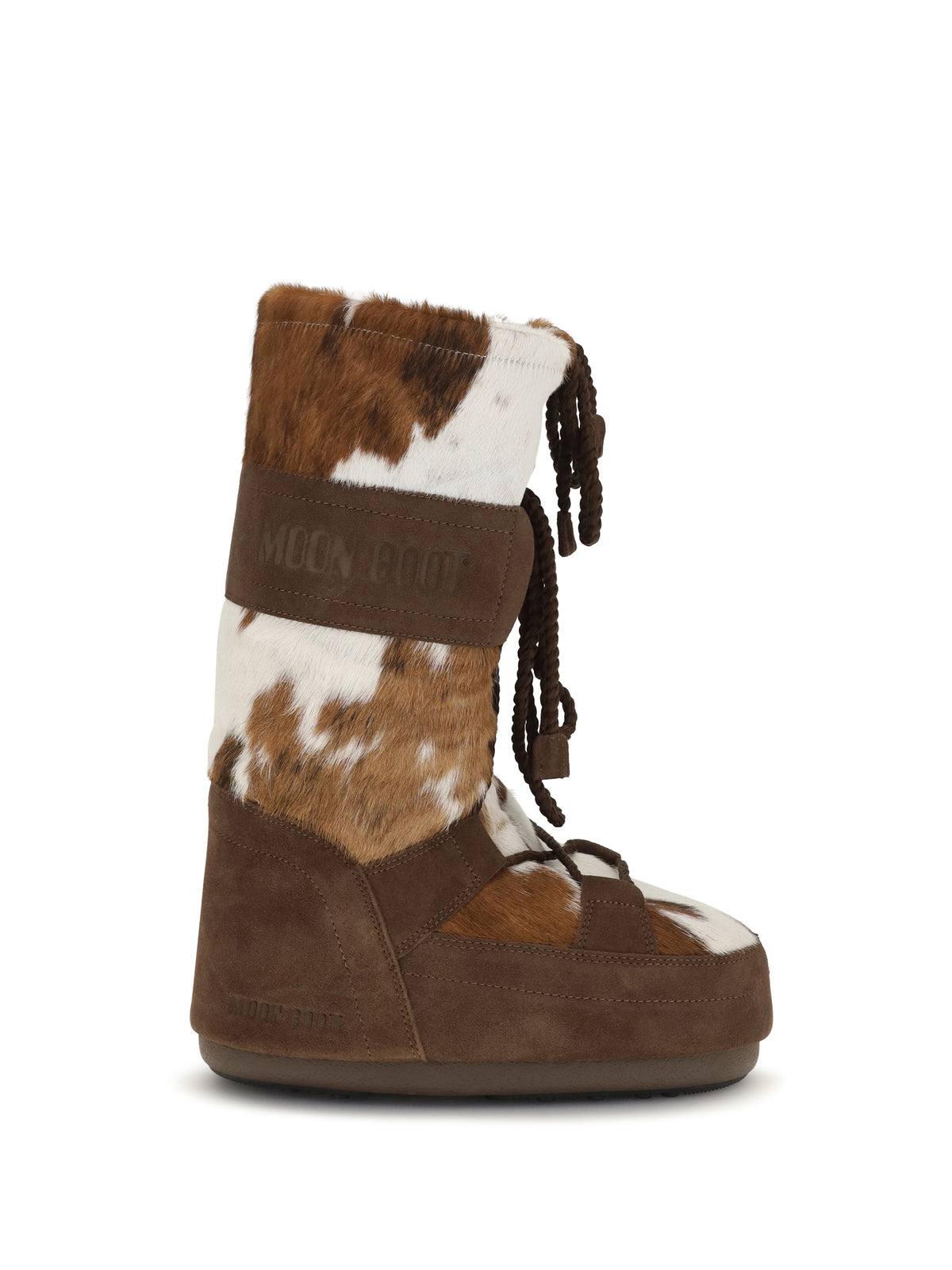 Moon Boot Icon Archive 1985 Pony Hair Boots - White/Cocoa